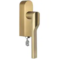 Formani Rivio by Gensler GL101-DKLOCK-O draaikiepgarnituur afsluitbaar linksdraaiend - PVD mat goud