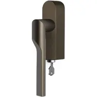 Formani Rivio by Gensler GL101-DKLOCK-O draaikiepgarnituur afsluitbaar rechtsdraaiend - brons