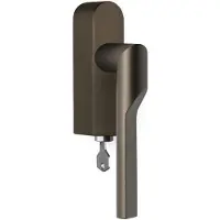 Formani Rivio by Gensler GL101-DKLOCK-O draaikiepgarnituur afsluitbaar linksdraaiend - brons