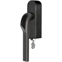 Formani Draaikiepgarnituur RIVIO by Gensler GL100-DKLOCK-O rechts PVD zwart