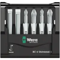Wera Bit-Check 6 Universal 1 SB, 6 -delig - 1 stuk(s) - 05073635001
