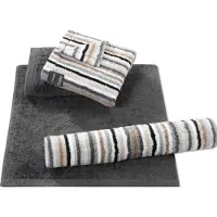 Cawö Badlaken Lifestyle Stripes Kiesel (70 x 180 cm)
