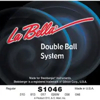 La Bella S1046 Double Ball End Elektrische Gitaarsnaren (10-46) Medium