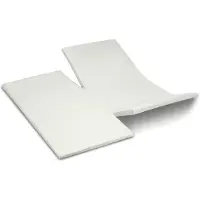 Cinderella Dubbele Split Topper Hoeslaken Ivory (Satijn)-180 x 200 cm