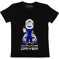 Sparco Future Racer Kinderen T-Shirt - Wit — Zwart — 3-4 jaar
