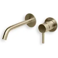Blue Microphones Bron Slim inbouw wastafelkraan 18 cm geborsteld goud