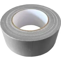 Kortpack - Duct-Tape 50mm breed x 50mtr lang - Grijs - 1 rol - Met de Hand Scheurbaar - Reparatietape - Kerndiameter: 76mm - (021.0050)
