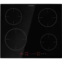 Klarstein Virtuosa EcoAdapt inductiekookplaat 4 zones 7200W glas zwart