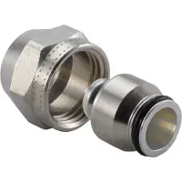 Uponor MLC klemkoppeling 2-delig 3/4"x16mm euroconus