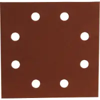 DeWalt schuurpapier 115x115mm 80 Grit (10 Stuks)