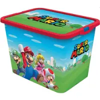 Tinisu Opbergbox Super Mario 23 Liter Groen/blauw/rood