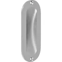 Hermeta Schuifdeurkom Ovaal Naturel 120X40mm