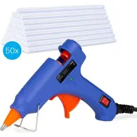Auronic Lijmpistool - met 50 Lijmpatronen - 20W