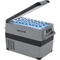 Auronic Compressor Koelbox - Coolbox - Alleen vriezen - 40.5L - 12V en 240V - Grijs