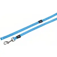 Rogz hondenriem lang Nitelife S Turquoise