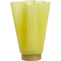 Light & Living Light&living Tafellamp LED Ø16,5x29 cm MALU glas licht geel