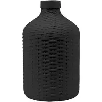 Light & Living Light&living Vaas deco Ø21x35 cm WICK mat zwart