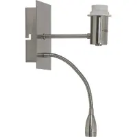 Light & Living Wandlamp+ledflex 20x11x35 cm REGINA nikkel satijn