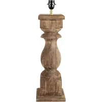 Light & Living Lampvoet 19x19x64 cm CADORE hout weather barn