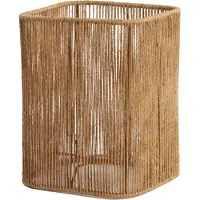 Light & Living 4620908 - Kap vierkant rond hoog 20-20-26 cm TOSSA jute naturel