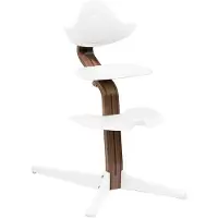 Stokke Nomi stoel Walnut White