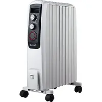 Auronic Olieradiator met Thermostaat - Elektrische kachel - Timer - 3 Standen - tot 2000W Heater - Wit