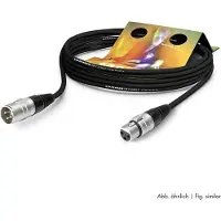 Sommer cable SGHN-0600-SW XLR aansluitkabel (1x XLR aansluiting 3-pins - 1x XLR stekker 3-pins)., Microfoon Accessoires