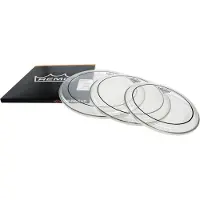 Remo velSet Pinstripe, clear, Rock: 10",12",16" - Drumvellen set