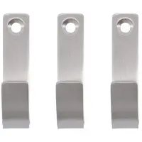 Meraki Thapsus haak 3-pack Geborsteld staal