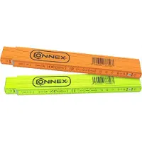 Connex Duimstok 2 meter in oranje en groen