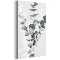 MuchoWow Wanddecoratie Metaal - Aluminium Schilderij Industrieel - Planten - Groen - Natuur - Bladeren - 120x180 cm - Dibond - Foto op aluminium - Industriële muurdecoratie - Voor de woonkamer/slaapkamer
