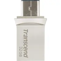 Transcend 32GB JetFlash 890, Silver Plating