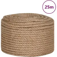 vidaXL Touw 25 m lang 14 mm dik jute