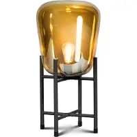 Eth Benn Gold Tafellamp 1x E27 Zwart