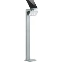 Steinel LED Sokkellamp met sensor Xsolar GL-S 1,2 W aluminium zilver