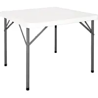 Bolero Opklapbare Partytafel Wit | 86 x 86 cm