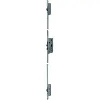 Nemef 4916 Veiligheidsmeerpuntssluiting | krukbediend | SKG*** | DM55mm | PC72mm cilinder boven kruk | voorplaat staal verzinkt 24x1700mm afgerond| DR 1+3/2+4 - 9491602551