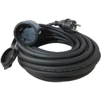 Euromac Verlengsnoer Zwart 10 Meter
