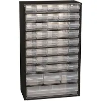 HBM Sorteerkist voor gereedschap PP (Polypropeen) Transparant, zwart