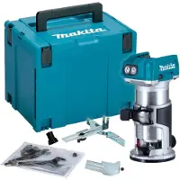 Makita DRT50ZJ Accu Freesmachine 18v Li-ion | zonder accu's en lader in M-box