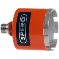 Spero 82mm diamant dozenboor 6 segmenten nat - S292082