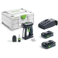 Festool C 18 HPC 4,0 I-Plus accu schroefboormachine 18V 4,0Ah Li-ion