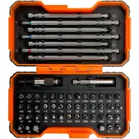 Bahco 59/S54BC-IP Bitset | 54-delig | voor gleuf-, Phillips-, Pozidriv-, zeskant-, TORX-tamperschroeven - 59/S54BC-IP