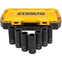 DeWalt Accessoires DWMT74737-0 | Dopsleutelset | diepe slagen | 7-delig - DWMT74737-0