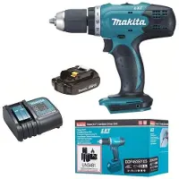 Makita Gereedschap - 18V ACCU-boorschroevendraaier, 1x accu 1,5 Ah Li-Ion, lader DDF453SYX5
