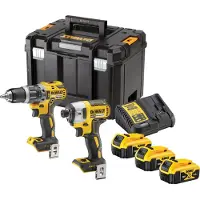 DeWalt DCK266P3T Accu combiset 2-delig (DCD796 + DCF887) 18V XR (3x) 5.0Ah in TSTAK