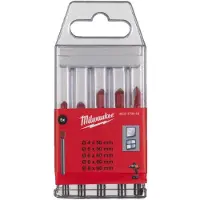 Milwaukee Borenset | glas en keramiek | 4-8 mm | 5 stuks | op=op