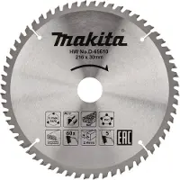 Makita Accessoires D-65610 Afkortzaagblad | div. materialen | 216x30x2,4 | 60T | 5g - D-65610