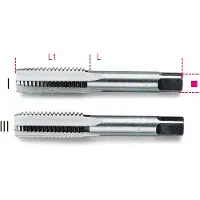 Beta Handtappen, fijne spoed, metrische draad verchroomd staal 433 10X1 - 004330208