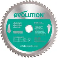 Evolution TCT pjūklo geležtė, skirta pjauti aliuminį 230 mm 80z (EVO-230-80-A)